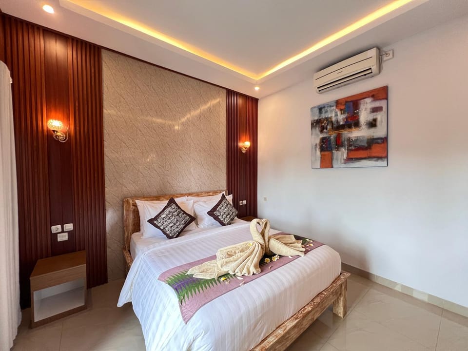 Bed, Bedroom, air conditioner
