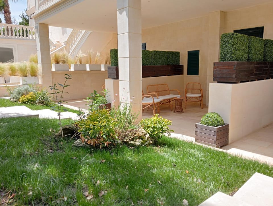 Patio, Day, Garden view