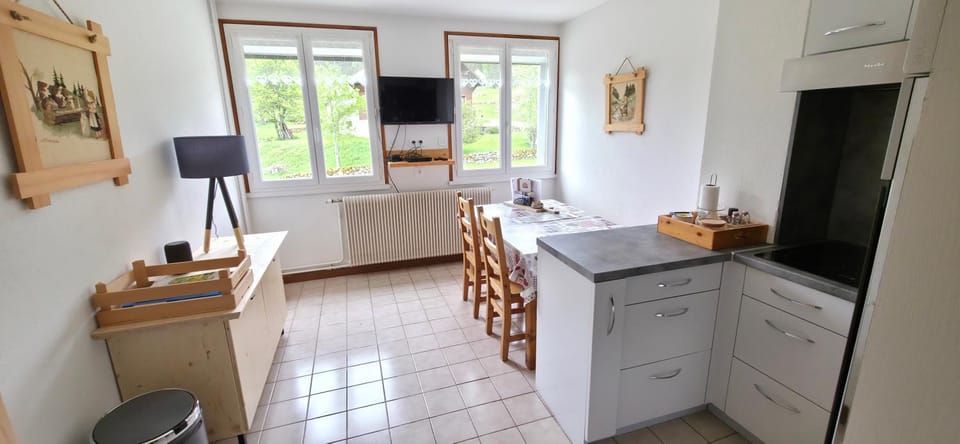 Kitchen or kitchenette, Dining area