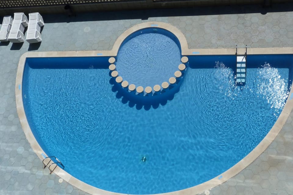 Children play ground, Pool view