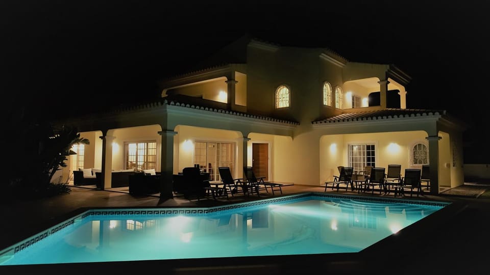 Facade/entrance, Night, Swimming pool, Swimming pool