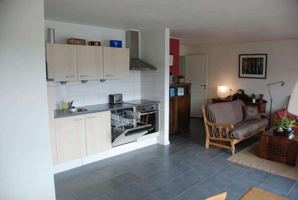 Kitchen or kitchenette, Living room