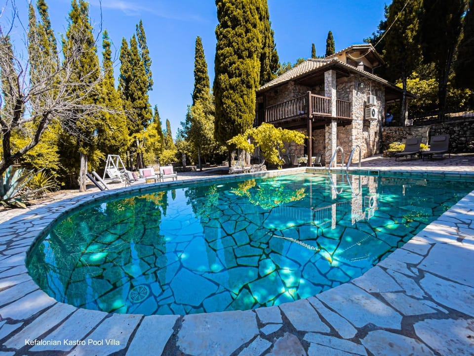 Property building, Pool view, Swimming pool, sunbed