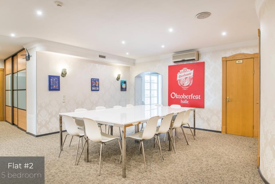 Dining area, air conditioner
