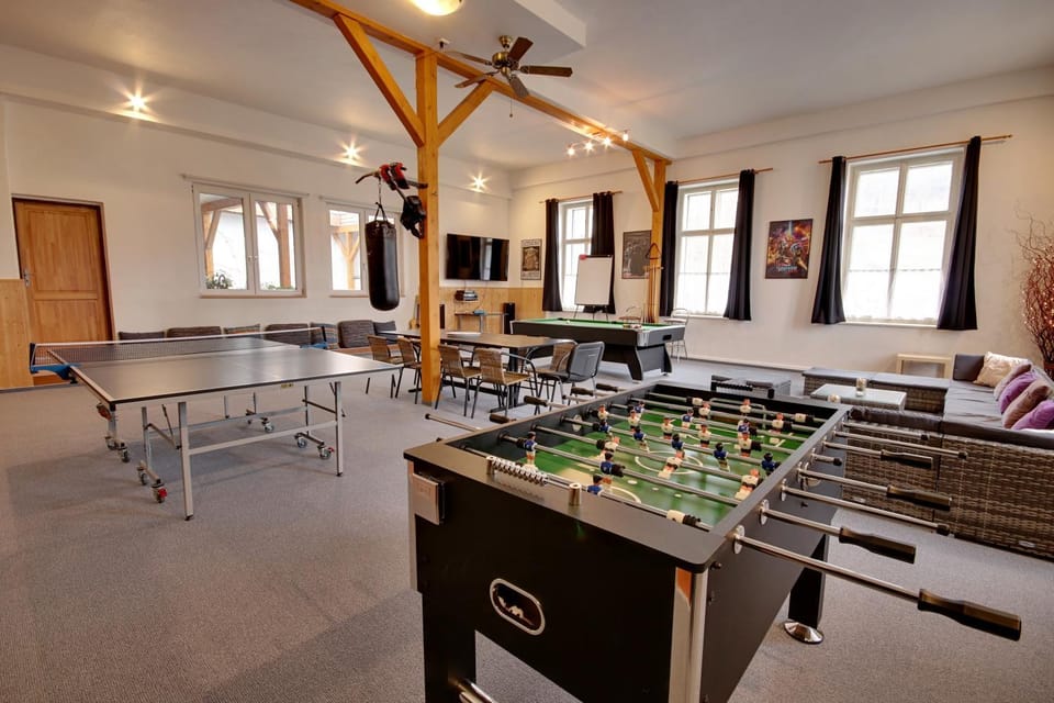 Communal lounge/ TV room, Game Room, Table tennis, TV and multimedia, Evening entertainment, fireplace