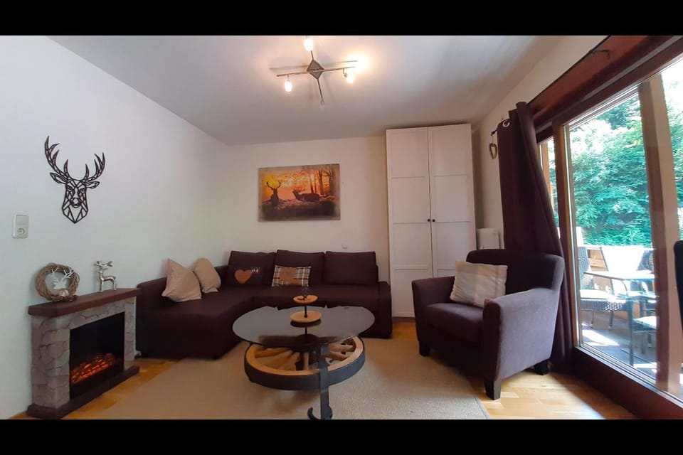 Living room, Seating area, Dining area