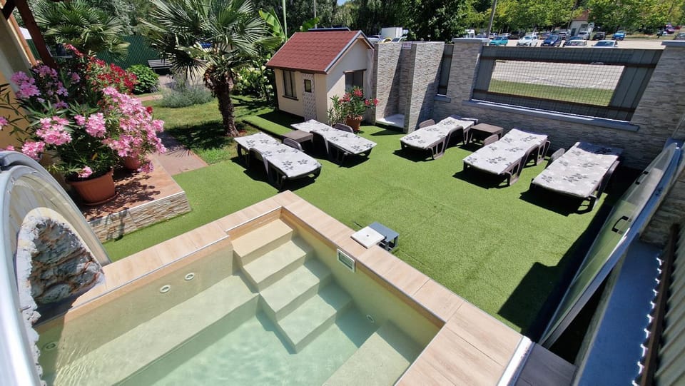 Children play ground, Swimming pool, sunbed