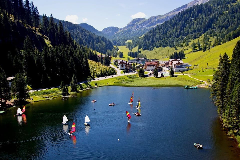 Day, Summer, Children play ground, Aqua park, Windsurfing, Canoeing, Hiking, Diving, Lake view