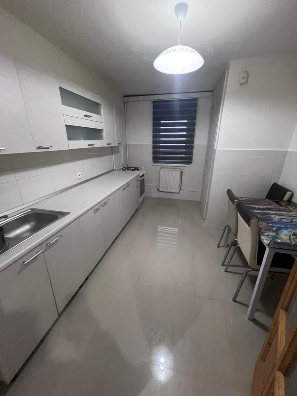 Kitchen or kitchenette, oven, stove