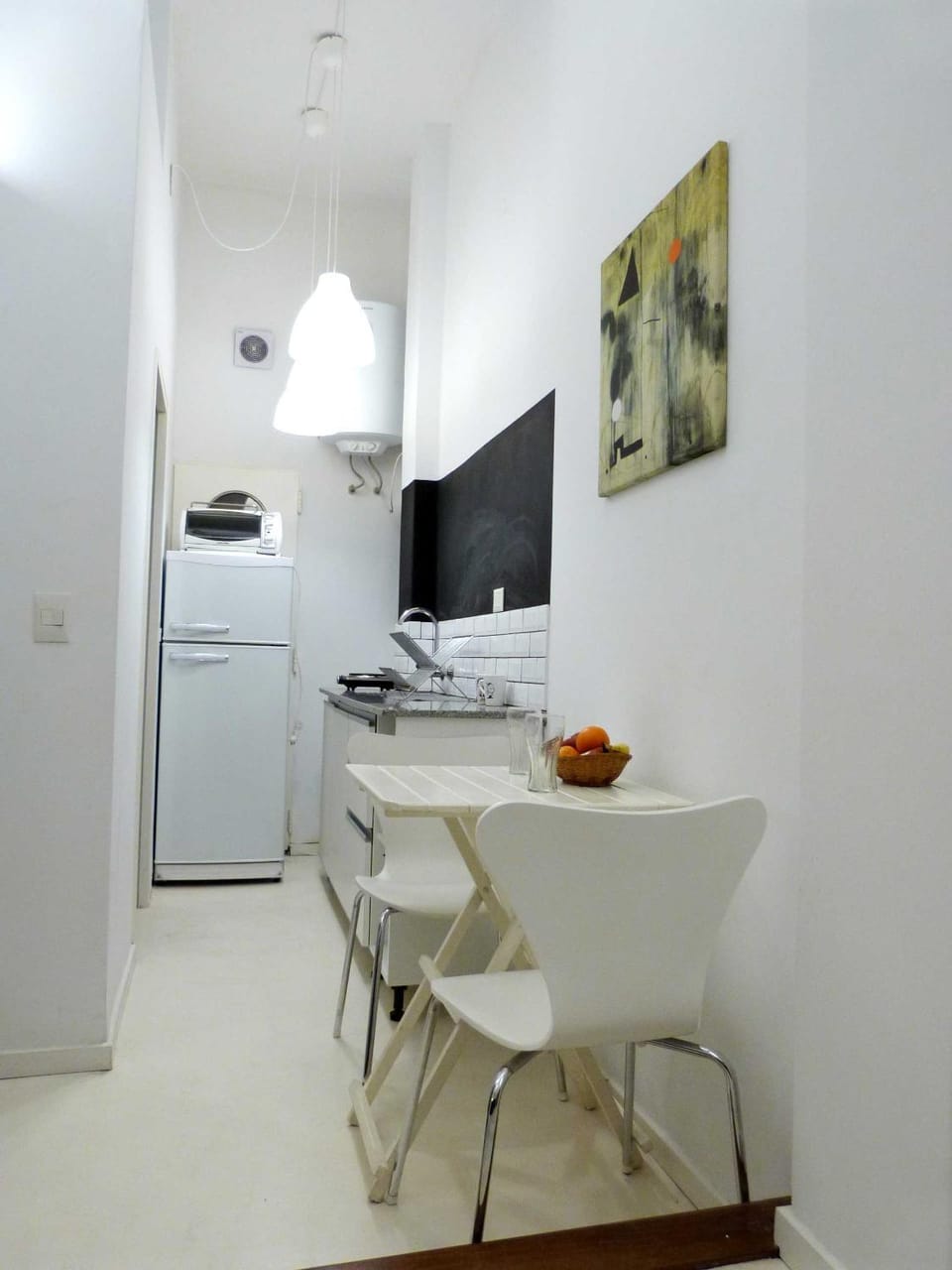 Kitchen or kitchenette, Living room, Dining area