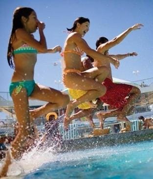 People, Swimming pool