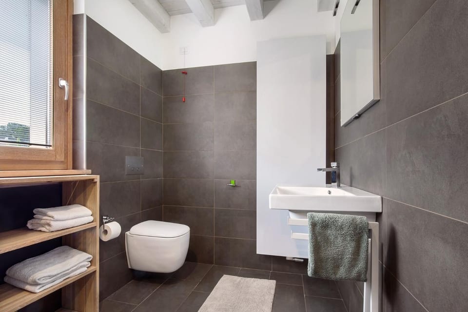 Bathroom, Living room