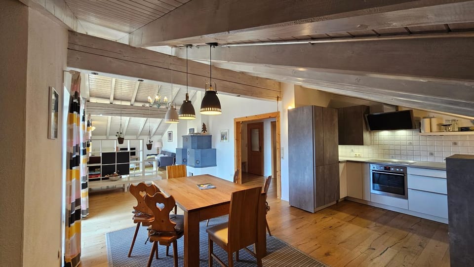 Kitchen or kitchenette, Living room, Seating area, Dining area, dishwasher, stove