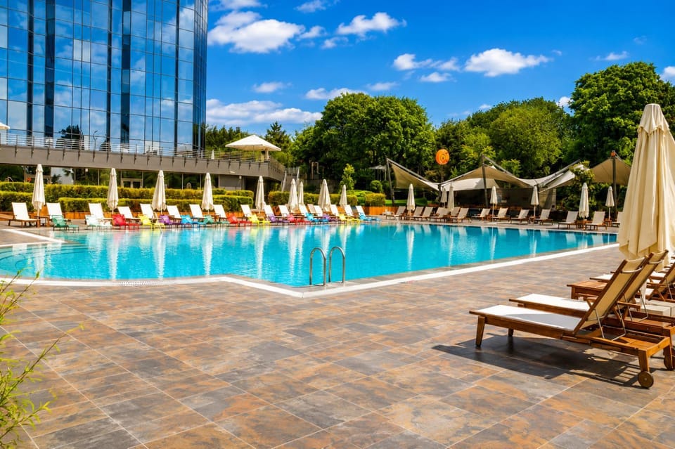 Spring, Day, Summer, Pool view, Swimming pool, sunbed