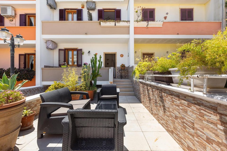 Property building, Patio