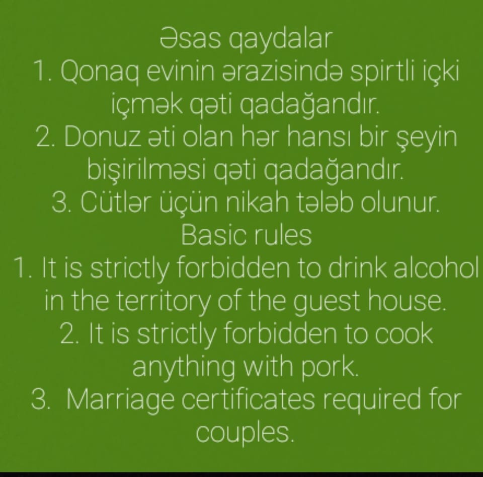 İvanovka İnn & Cafe Family-Friendly Halal Bed and Breakfast in Azerbaijan