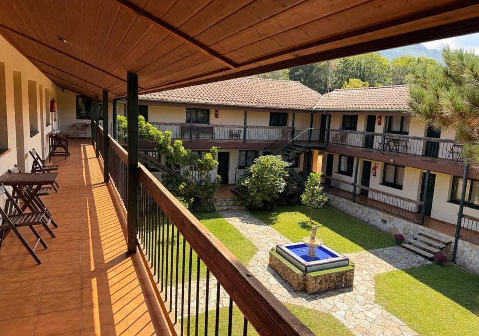 Property building, Garden view