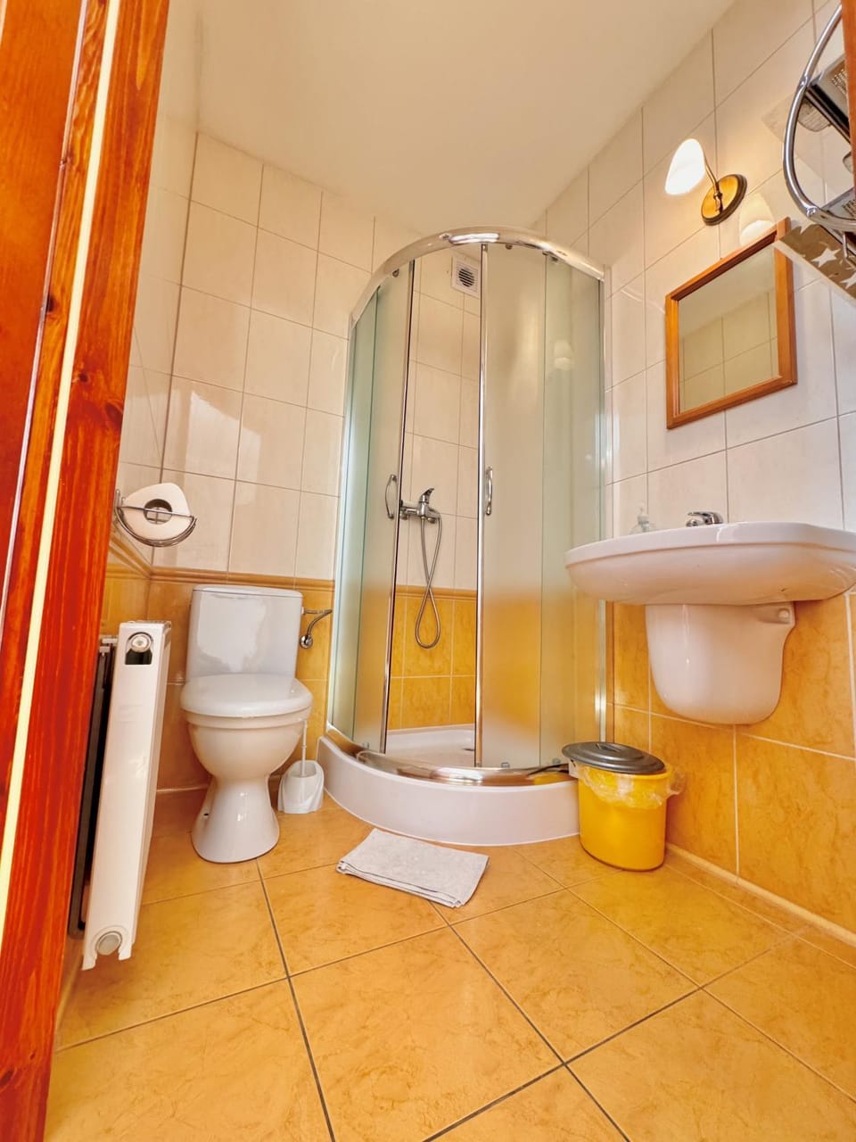 Shower, Toilet, Bathroom, towels