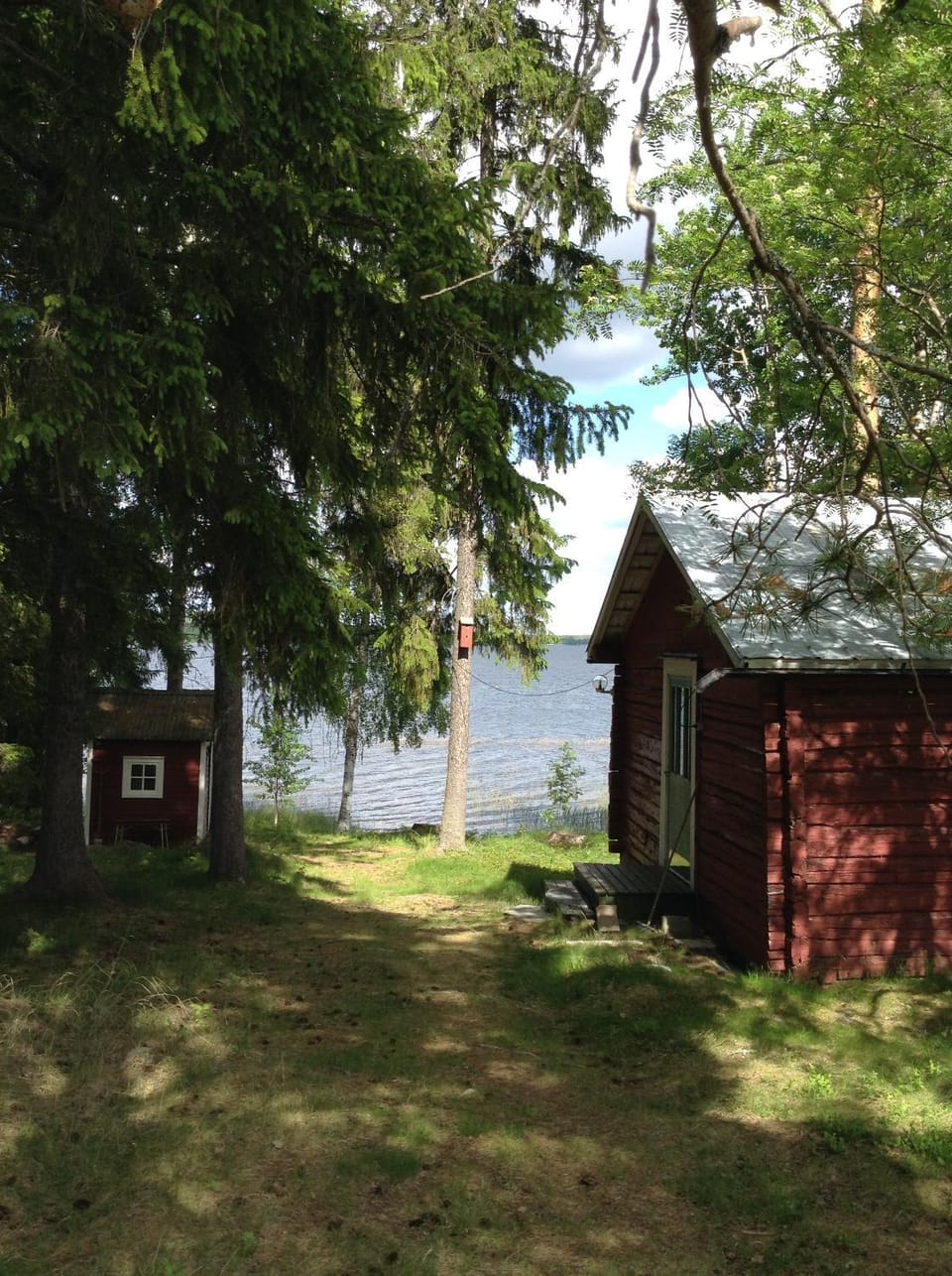 Property building, Facade/entrance, Lake view
