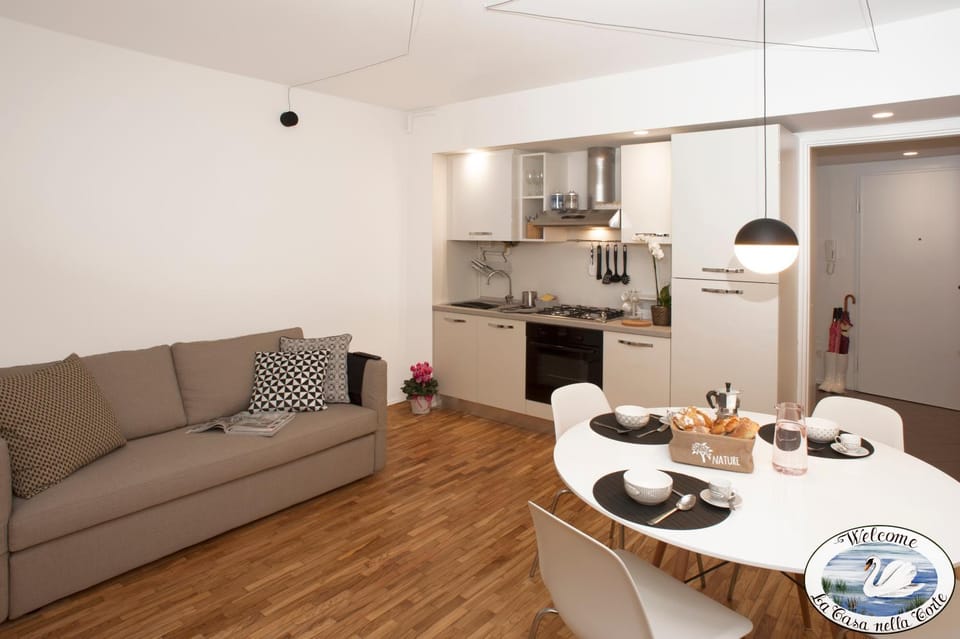 Kitchen or kitchenette, Living room, Dining area