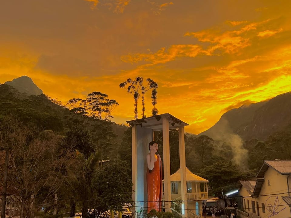 Mountain view, Sunset