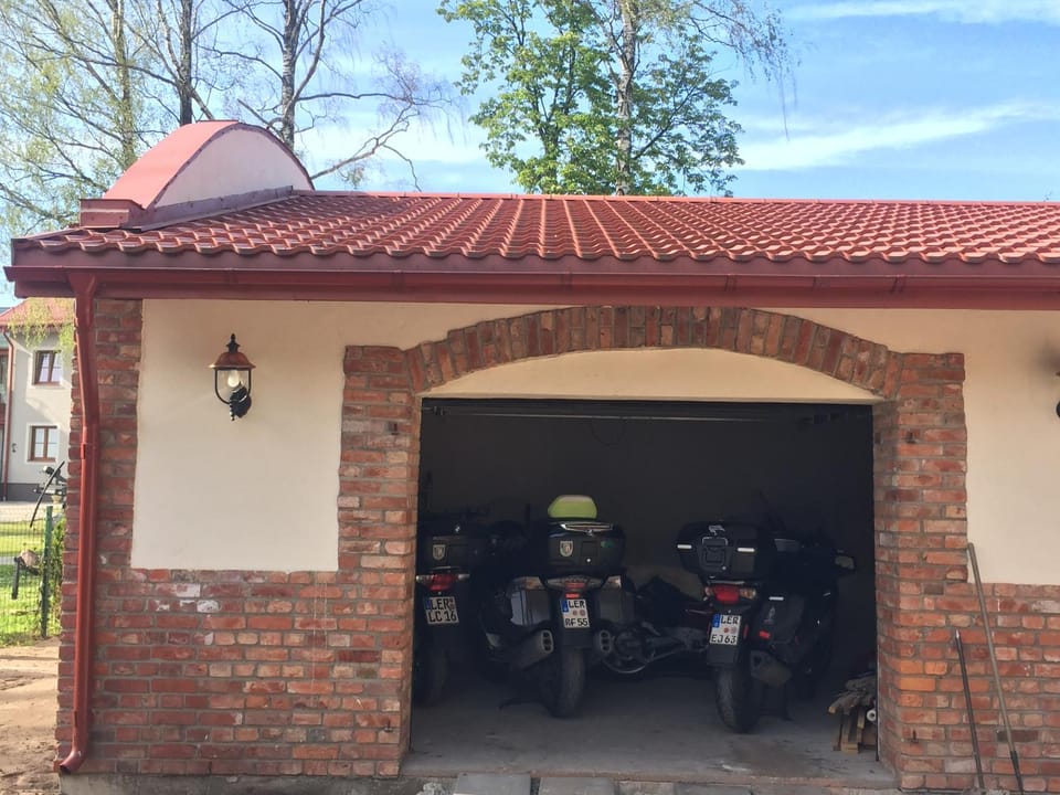 Property building, group of guests