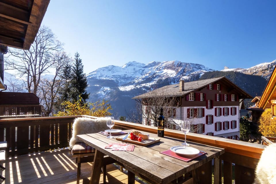 View (from property/room), Balcony/Terrace, Mountain view
