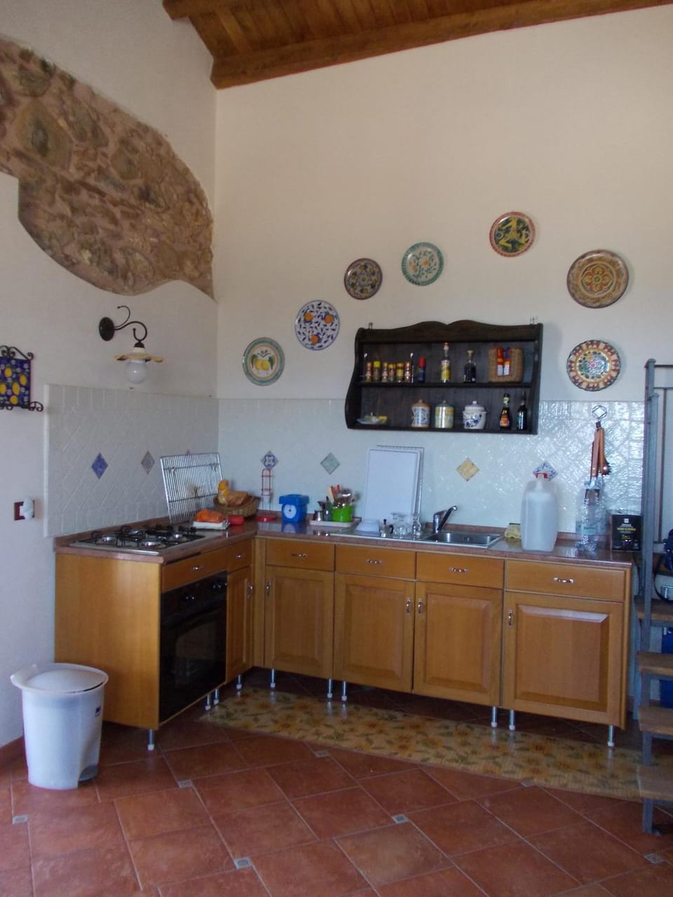 Kitchen or kitchenette, Living room