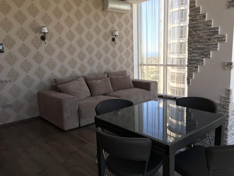 Living room, Bedroom, Sea view