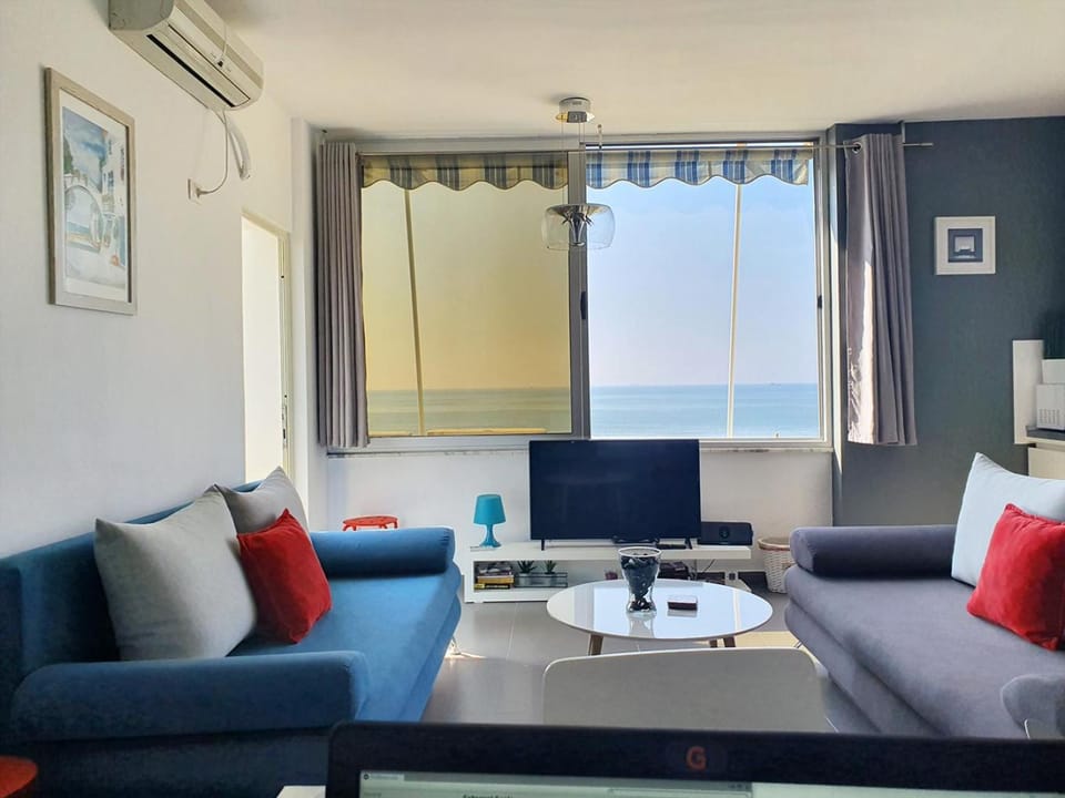 Living room, Seating area, Sea view