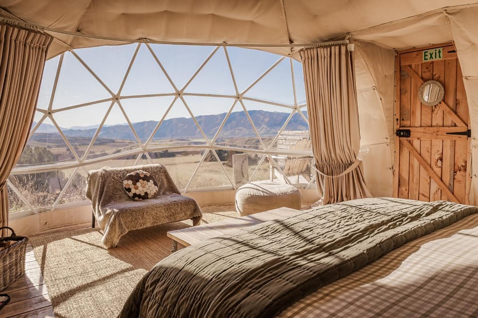 Valley Views Glamping Apartment in Canterbury