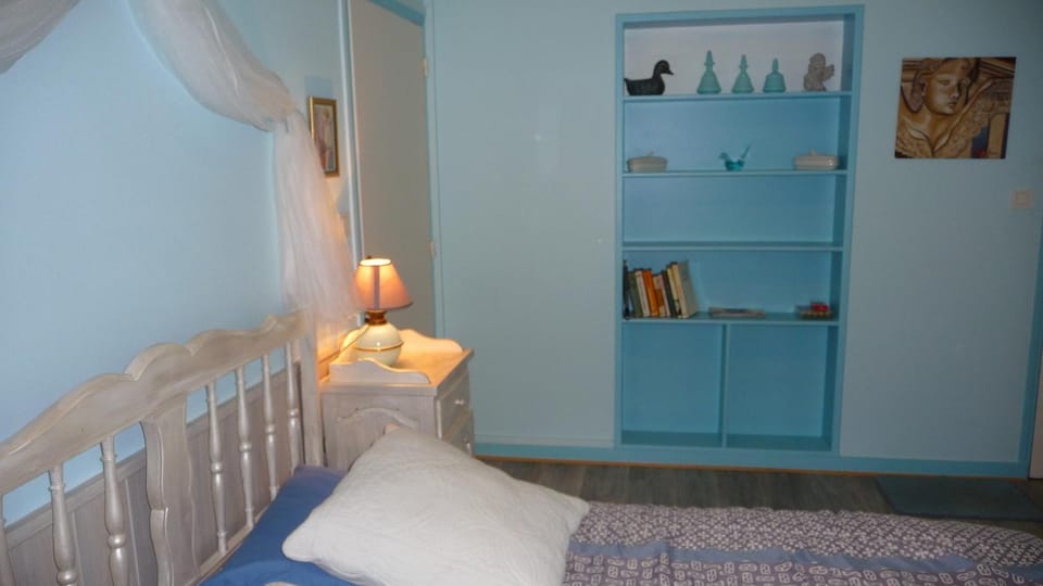 Bed, Library, Bedroom