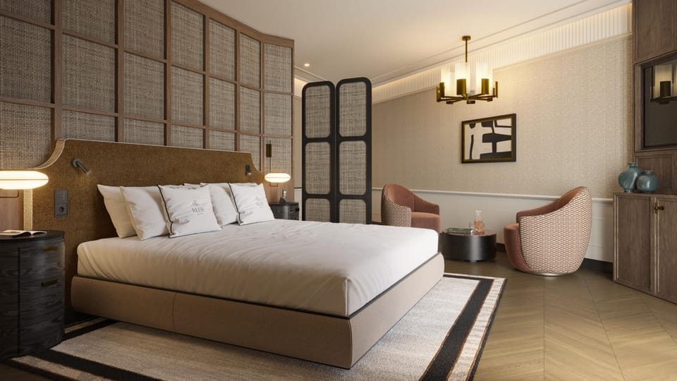 Bed, Photo of the whole room, Seating area, Bedroom