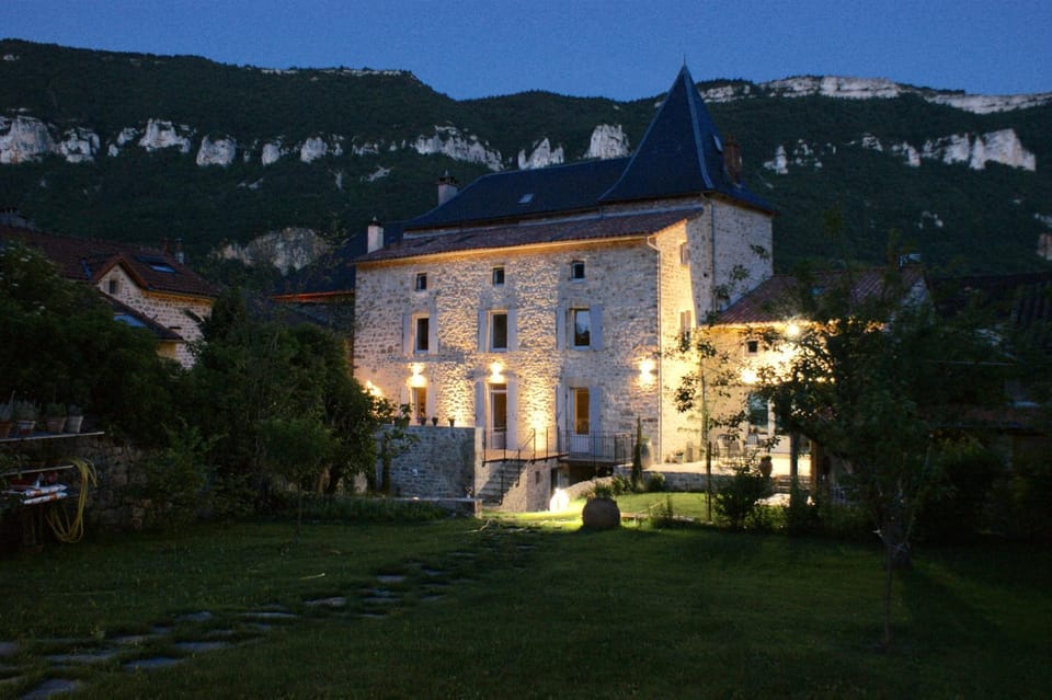 Property building, Night, Mountain view