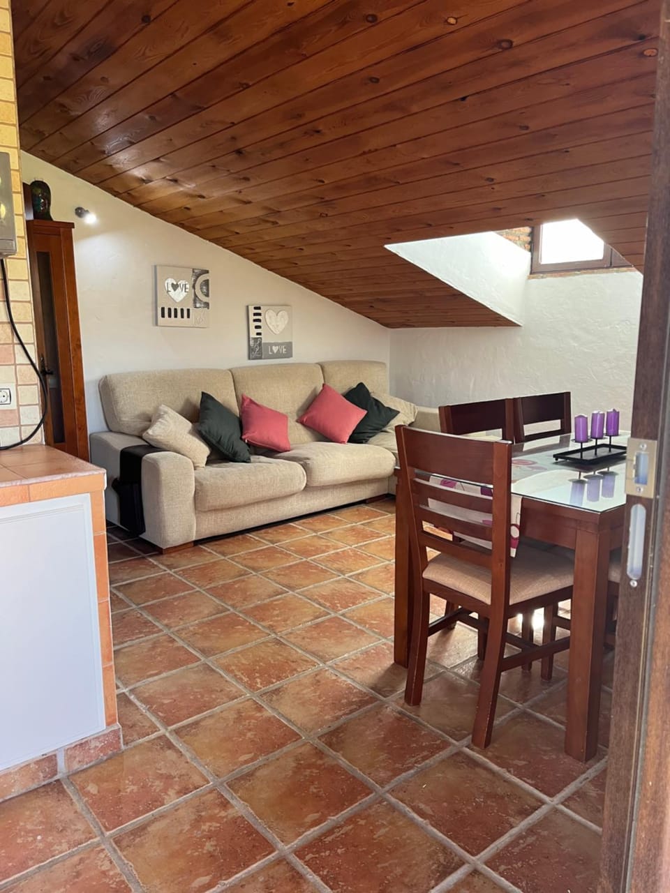 Kitchen or kitchenette, Living room, Dining area