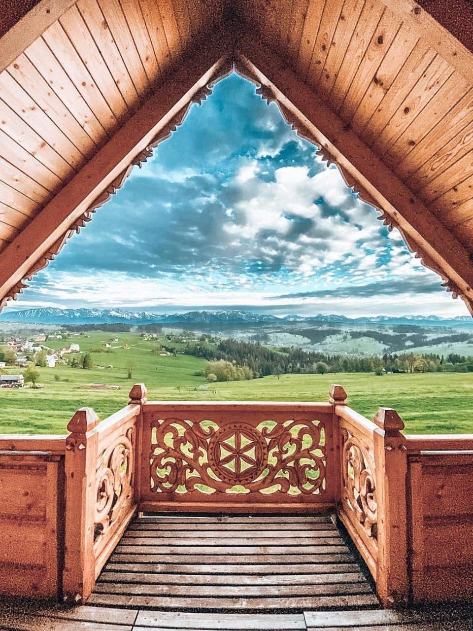 Natural landscape, Balcony/Terrace, Mountain view