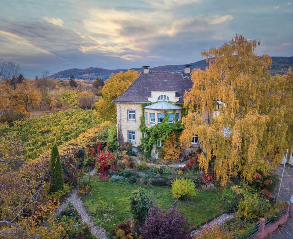 Property building, Natural landscape, Bird's eye view, Mountain view