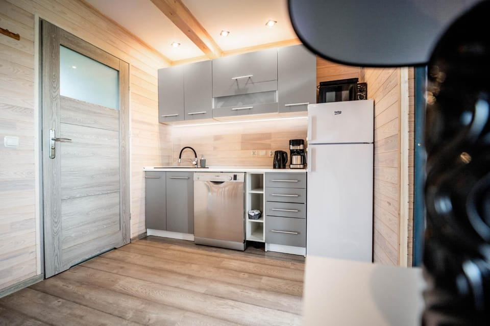 Kitchen or kitchenette, dishwasher, oven, stove, toaster