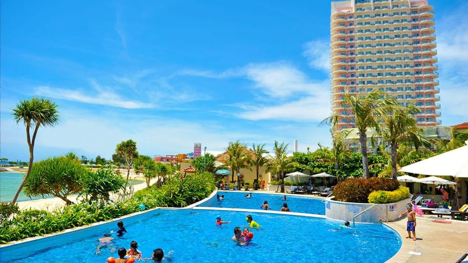 People, Swimming pool, children, group of guests