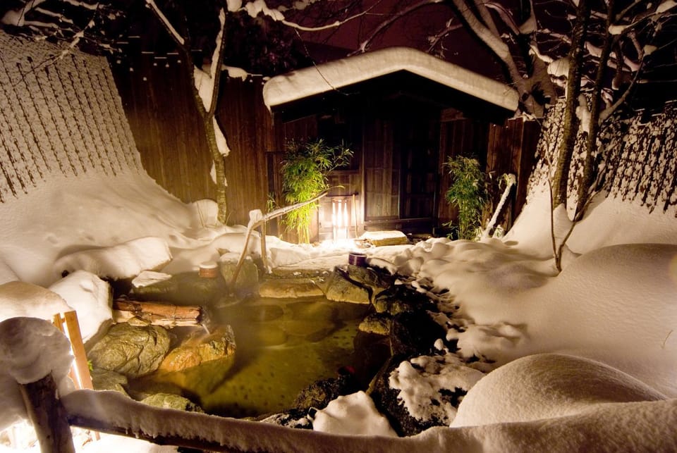 Winter, Open Air Bath