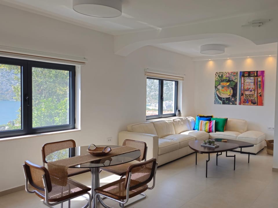 Living room, Seating area, Dining area, Mountain view, Sea view