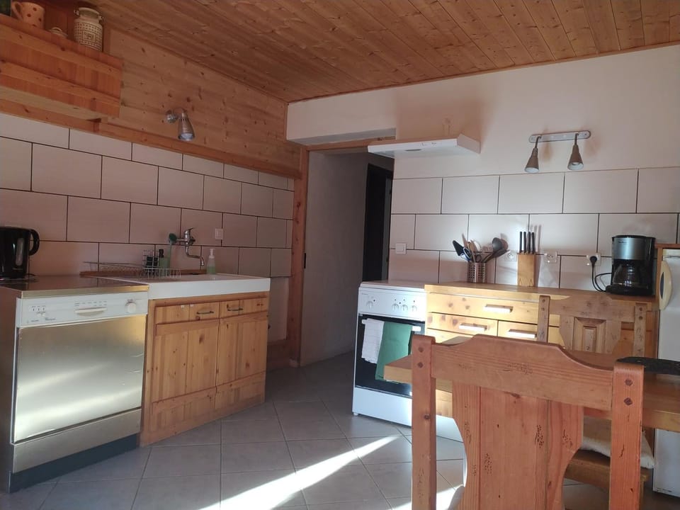 Kitchen or kitchenette, Dining area