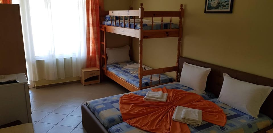 Photo of the whole room, bunk bed