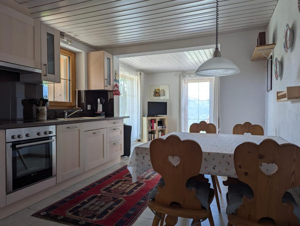 Kitchen or kitchenette, Dining area, dishwasher, oven, stove