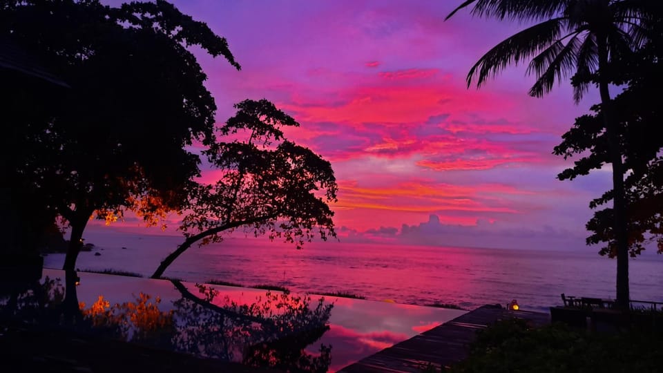 Natural landscape, Sunset