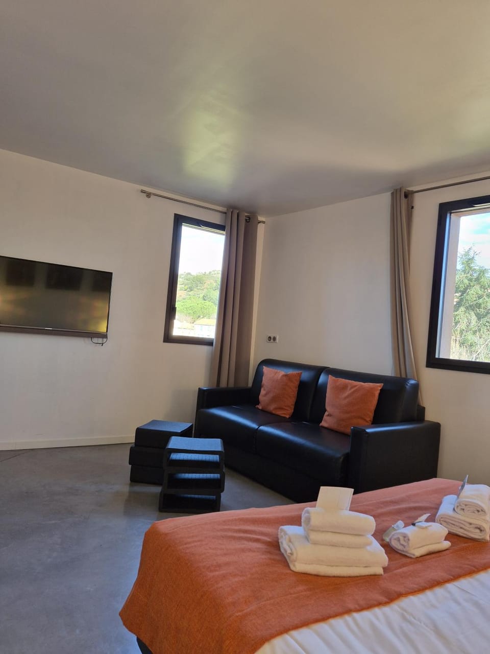 Living room, Bedroom
