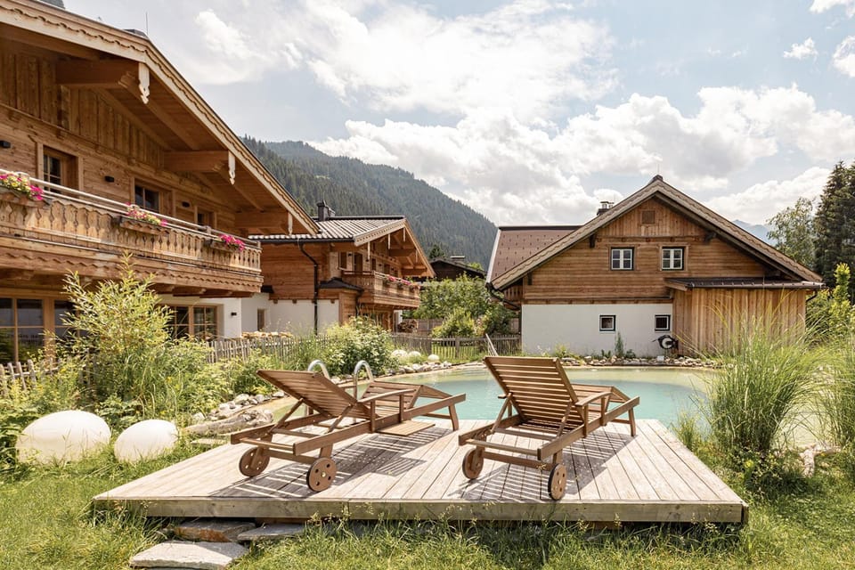 Property building, Patio, Day, Garden, Garden view, Mountain view, Pool view, Swimming pool, sunbed