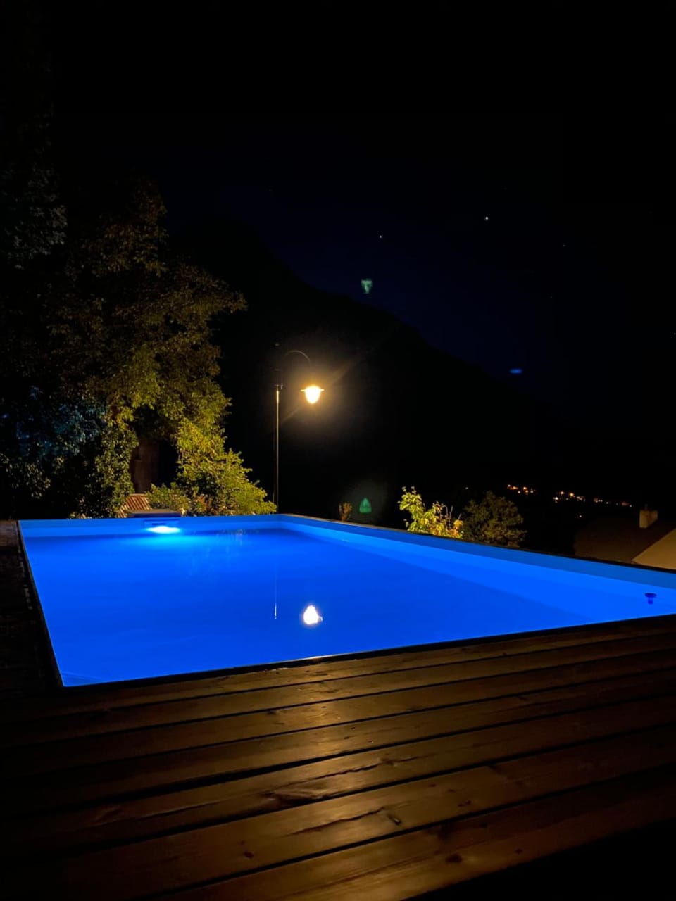 Night, Swimming pool