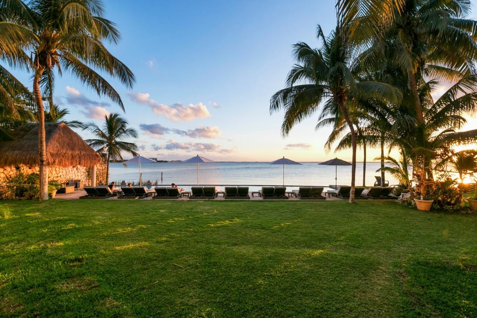 Garden, Garden view, Lake view, Sunset