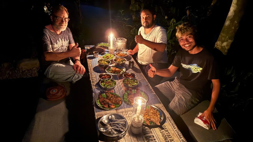 Dinner, group of guests